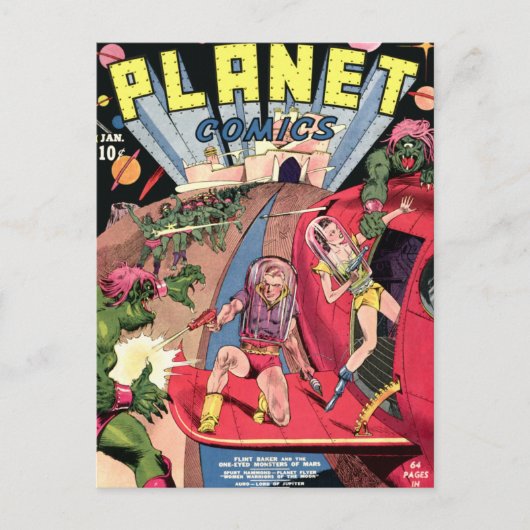 Planet Comics Postkarte (Vorderseite)
