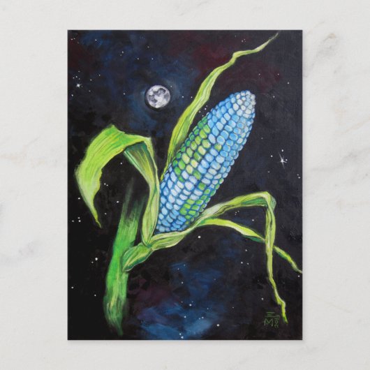 Planet Corn Postkarte (Vorderseite)