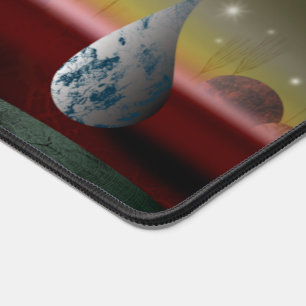 Planet der Form Desk Mat Schreibtischunterlage