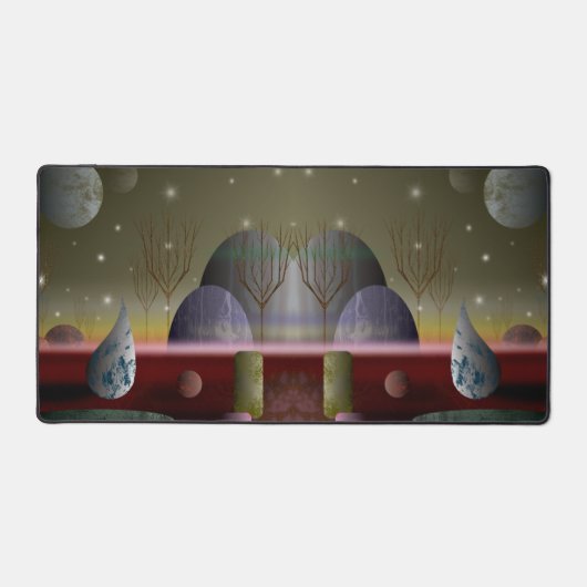 Planet der Form Desk Mat Schreibtischunterlage (Vorderseite)
