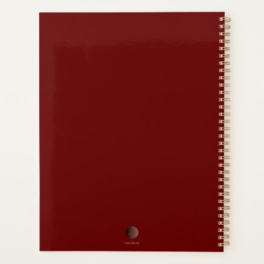 Planet der Formen 8.5x11 Planer (Rückseite)