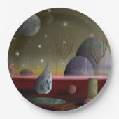 Planet der Formen 9" Papier Teller (Vorderseite)