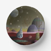 Planet der Formen Papierschalen Pappteller (Vorderseite)