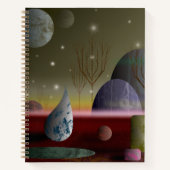 Planet der Formen Spiral Notebook 8.5x11 Notizblock (Vorderseite)