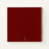 Planet der Formen Spiral Notebook 8.5x8.5 Notizblock (Rückseite)