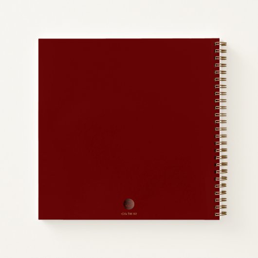 Planet der Formen Spiral Notebook 8.5x8.5 Notizblock (Rückseite)