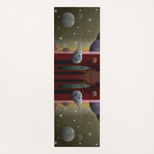 Planet der Formen Yoga matt Yogamatte (Vorderseite)