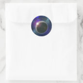 Planet der Träume, Geburtstagsaufkleber Runder Aufkleber (Tasche)