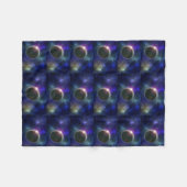 Planet der Träume klein Fleecedecke (Vorderseite (Horizontal))