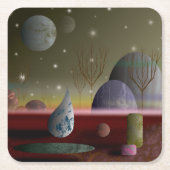 Planet der Untersetzer des Formenpapiers (Vorderseite)