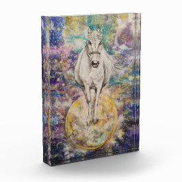 Planet der weißen Mere Fotoblock