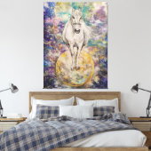 Planet der weißen Mere Leinwanddruck (Insitu (Schlafzimmer))