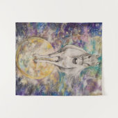 Planet der weißen Mere Wandteppich (Vorderseite (Horizontal))