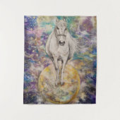 Planet der weißen Mere Wandteppich (Vorderseite)