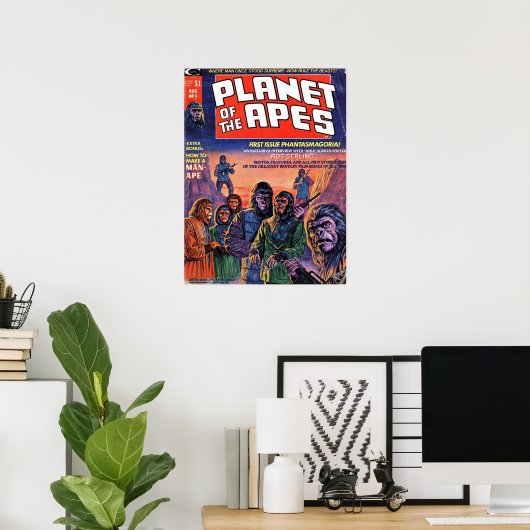 Planet des Affen-Comic-Buches Poster (Heimbüro)
