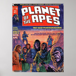 Planet des Affen-Comic-Buches Poster