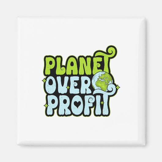 Planet des Earth Day über gewinnbringenden Umwelts Magnet (Vorne)