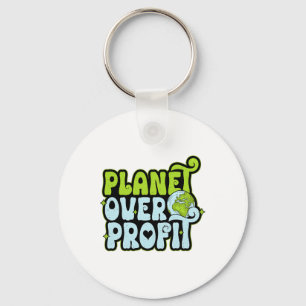 Planet des Earth Day über gewinnbringenden Umwelts Schlüsselanhänger