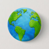 Planet Earth Abzeichen Button (Vorderseite)