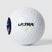 Planet Earth Blue Marble Golfball (Logo)