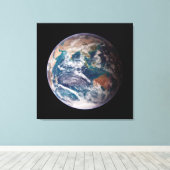 Planet Earth Blue Marble Leinwanddruck (Insitu (Holzboden))