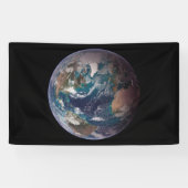 Planet Earth Blue Marble (Western Hemisphäre) Banner (Horizontal)