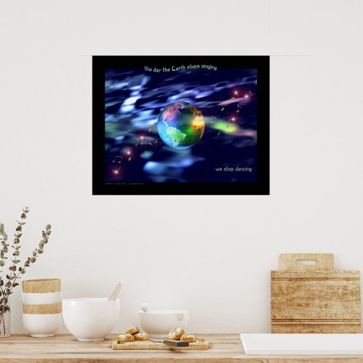 Planet Earth Dance Poster (Küche)