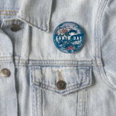 Planet Earth - Earth Day Badge Button (Beispiel)