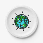 Planet EARTH - Earth Day - Conservation - Party Pappteller (Vorderseite)