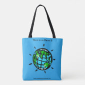 Planet EARTH - Erhaltung - Ökologie - Natur Tasche (Rückseite)