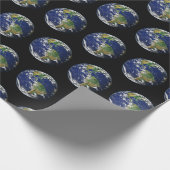 Planet Earth Gift Wrap - HAMbWG Geschenkpapier (Ecke)