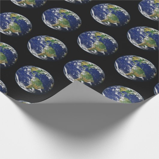 Planet Earth Gift Wrap - HAMbWG Geschenkpapier (Ecke)