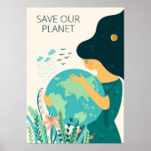 Planet Earth Mother Poster (Vorne)