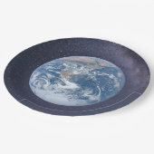 Planet Earth Paper Plate Pappteller (Schrägansicht)