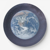 Planet Earth Paper Plate Pappteller (Vorderseite)