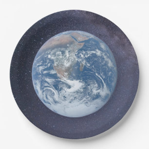 Planet Earth Paper Plate Pappteller