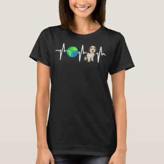 Planet Earth Petit Basset Griffon Vendeen Heartbea T-Shirt