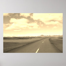 Planet Earth Road Poster