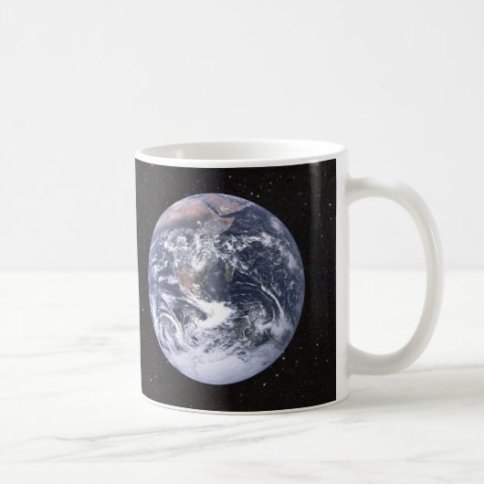 Planet Earth Starry Sky Kaffeetasse (Rechts)
