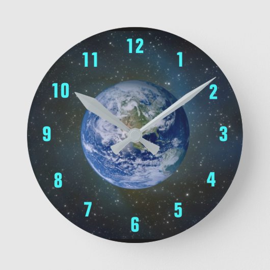 PLANET EARTH Uhr (Vorderseite)