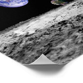 Planet eines Sonnensystems Poster (Ecke)