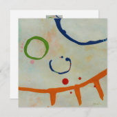 Planet-Einladung Einladung (Vorne/Hinten)