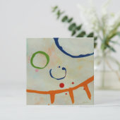 Planet-Einladung Einladung (Stehend Vorderseite)