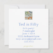 Planet-Einladung Einladung (Rückseite)