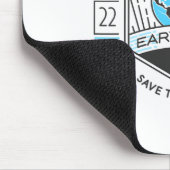 Planet Environmenta des Earth Day Mousepad (Ecke)