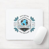 Planet Environmenta des Earth Day Mousepad (Mit Mouse)