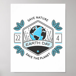 Planet Environmenta des Earth Day Poster