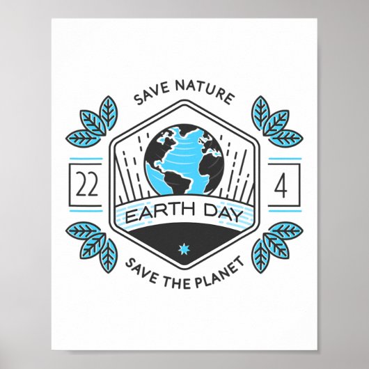 Planet Environmenta des Earth Day Poster (Vorne)