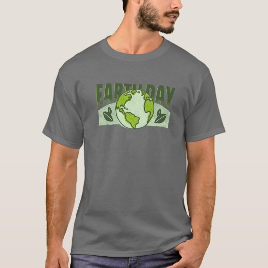 Planet Environmenta des Earth Day T-Shirt (Vorderseite)