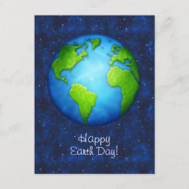 Planet Erde auf der Postkarte